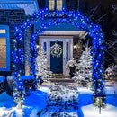 JMEXSUSS 2 Pack Blue Solar Christmas Lights, Total 400 LED 151FT Solar String Lights Outdoor Waterproof, 8 Modes Blue Christmas String Light for Outside Garden Party Patio Tree Decorations by GreenHaven Gardens
