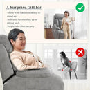 Power Lift Chair Recliners for Elderly, Leathaire Modern Adult Power Lift Chair Overstuffed Electric Lift Recliner Chair with Side Pocket for Living Room Bedroom (Light Gray) by CozyNest Decor
