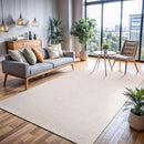 CAMILSON Easy Jute Rug 6x9, Indoor Outdoor Off-White Farmhouse Area Rugs for Living Room Patio and Kitchen Rug, Solid Woven Design, Easy-Cleaning, Washable Outside Carpet Alfombras (6 x 9) by CozyNest Decor