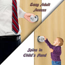 New & Improved - Door knob Baby Safety Cover - 5 Pack - Deter Little Kids from Opening Doors with A Child Proof Door Handle Lock - Driddle by TinyTreasures Baby Boutique