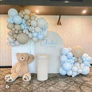130pcs Light Blue Balloons Different Sizes 18" 12" 10" 5" Baby Blue Balloons for Boys Girls Birthday Baby Shower Gender Reveal Wedding Children's Day Decorations by CozyNest Decor