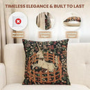 Charlotte Home Furnishings Couch Pillow Covers 16X16 in, Unicorn Decorative Throw Pillow Covers, Belgian Square Tapestry Cushion Case, Living Room Bed Sofa Home Decor, Soft Cotton Jacquard Woven by CozyNest Decor