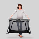 Chicco Alfa Lite Lightweight Travel Playard, Portable Playpen for Babies and Toddlers, Snap-Open/Compact Fold Design, 13 lbs., Baby Travel Essential | Midnight/Navy by TinyTreasures Baby Boutique