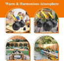 4 Pack Citronella Tabletop Torches, 25 oz Table Top Torches for Outdoor, Metal Oil Burner Candles, Garden Torches with Fiberglass Wick for Yard, Patio, Deck, Garden, Party, Landscape. by GreenHaven Gardens