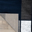Rugshop Contemporary Modern Boxes Area Rug 2' x 3' Navy by TinyTreasures Baby Boutique