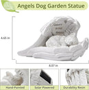 Pet Cat Solar Garden Memorial Statue – Outdoor Resin Angel Kitty with Solar Light, Guardian Angel Kitten Memorial Gift for Patio, Lawn, Yard, or Garden Decor by CozyNest Decor