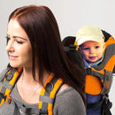 Hiking Baby Carrier Backpack - Comfortable Toddler/Baby Backpack Carrier System with Diaper Change Pad, Insulated Pocket + Rain and Sun Hood to Protect Your Child by TinyTreasures Baby Boutique