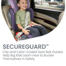 Britax Highpoint Backless Belt-Positioning Booster Seat, SafeWash Purple Ombre by TinyTreasures Baby Boutique