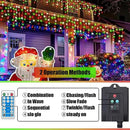 Upgraded Solar Christmas Lights,304 LED Outdoor Christmas Decorations 8 Modes Waterproof Solar Powered String Lights for Patio Yard Garden Wedding Party House Xmas Tree Roof Decorations(Red and Green) by GreenHaven Gardens