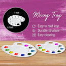 Kids Painting Set, Washable Paint for Kids 10 Colors, 7 Paintbrushes, Paint Palette, Painting Smock, Non Toxic Tempera Paints 2 oz Each,Paints for Toddlers Gifting Bundle Art, Crafts by TinyTreasures Baby Boutique