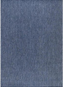 Washable Indoor Outdoor Rug 6x9 Weather Resistant Area Rugs Modern Solid for Porch Deck Balcony Backyard Patio Outside Carpet (6 X 9 Azure Blue) by CozyNest Decor