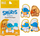 BioSwiss Bandages, The Smurfs Baby Smurf Shaped Self Adhesive Bandage, Latex Free Sterile Wound Care, Fun First Aid Kit Supplies for Kids and Adults, 24 Count Box by TinyTreasures Baby Boutique