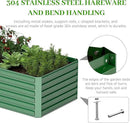 6x3x2 ft Raised Garden Bed, Large Metal Planter Raised Beds, Planters for Outdoor Plants for Vegetables, Flowers, Herbs, Fruits, and Succulents.(2 Pcs) by CozyNest Decor