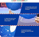 BRIGHTDECK Outdoor Christmas Ornaments, Lighted Pop-Up Outdoor Holiday Ball Decoration with 80 LED Lights, 8 Light Modes, Lighted Collapsible Holiday Decorations for Yard, Home (Blue) by CozyNest Decor
