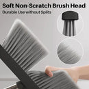 JOYMOOP Black Broom and Dustpan Set, Upright Angle Design with Built-in Comb Teeth for Home, Office, Hardwood Floors, Pet Hair by CozyNest Decor