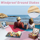 PY SUPER MODE Picnic Blankets Extra Large, Waterproof Foldable Outdoor Beach Blanket Oversized 83x79” Sandproof, 3-Layer Picnic Mat for Camping, Hiking, Travel, Park, Concerts(Abstract Pink) by TinyTreasures Baby Boutique