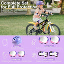 Vvinca Kids Toddlers Bike Helmet Adjustable for Ages 3-5-8 Years, Knee Pads and Elbow Pads Set Wrist Guard Sports Protective Gear Set for Roller Skate Bicycle Skateboard Scooter Girl Boy Birthday Gift by TinyTreasures Baby Boutique