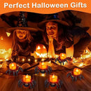 6 Pack Halloween Flameless Candles Battery Operated LED Spider Tealight Candles for Halloween Home Decorations, Light Up Halloween Decorations Indoor for Table Party Office Fireplace Halloween Gifts by CozyNest Decor