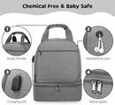 Pump Bag for Spectra S1 S2, Wearable Breast Pump Bags with Ice Pack, Pumping Bag with Waterproof Mat for Pump Accessories, Insulated Bottle Bags for Work Travel and Family (Grey) by TinyTreasures Baby Boutique