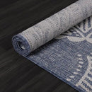 Medallion Outdoor Rug 6x9 Washable Outside Carpet for Indoor Patio Porch Waterproof Easy Cleaning Non Shedding Area Rugs Blue 6 x 9 by CozyNest Decor