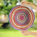 VP Home Sunrise Mandala Kinetic Wind Spinner for Yard and Garden Wind Spinner Outdoor Metal Large Hanging Mandala Decor 3D Garden Art Wind Sculpture Spinners by GreenHaven Gardens