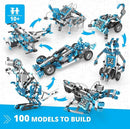 Engino Maker Pro Robotized 100 Models Set, Building Toys for Kids 10+, Discovering STEM Robotics, Engineering Kit, Coding STEM Project, Gift for Boys & Girls by TinyTreasures Baby Boutique
