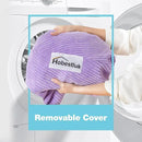 Hobestluk 4.5FT Bean Bag Chair Giant Bean Bag Chair with Filler Included Adult Bean Bag Chairs with Removable Cover for Bedroom Living Room - (Jumbo, Purple) by CozyNest Decor