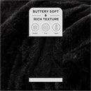 Bedsure GentleSoft Fluffy Black Throw Blanket Gifts for Men, Black Decor Soft Cozy Fuzzy Plush Minky Thick Warm Sherpa Fleece Faux Fur Throws for Couch Bed, Furry Blanket Gifts for Mom Dad, 50x60 by CozyNest Decor