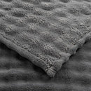YUSOKI Luxury 3D Bubble Throw Blanket 3.1lb,All Ages,Home Decoration, (Grey,60 * 80inches) by CozyNest Decor