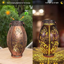 pearlstar 2 Pack Butterfly Solar Lantern Hanging Light Outdoor Waterproof Decorative Metal Solar Lamp for Table Garden Yard Patio Balcony Pathway,Copper,Birthday Gifts for Women Mom Men,Butterfly by GreenHaven Gardens