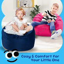 Hobestluk Bean Bag Chairs 2.5FT Bean Bag Chair with Memory Foam Filled & Machine Washable Cover,Beanbag Chair, Small Bean Bag Chairs for Playroom, Living Room, Bedroom by CozyNest Decor