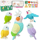 ChillFuzz Animal Crochet Kit Beginner Crochet Kit for Adults and Kids with Yarn Hook and Step by Step Instructions Relaxing DIY Gift Parrot by TinyTreasures Baby Boutique