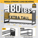 LBT Large Power Tool Organizer Wall Mount with Pegboard, Heightening Garage Power Tool Storage with 7 Cordless Drill Holder, Heavy Duty Metal Tool Shelf Battery Storage, Gifts For Men Father Husband by GreenHaven Gardens