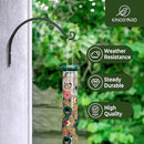 Kingsyard 2-Pack Wall Plant Hanger Outdoor - Heavy Duty Metal Hanging Bracket Hooks for Hanging Plant, Bird Feeders, Lanterns, Wind Chimes Outdoor & Indoor, 8-Inch/Black by GreenHaven Gardens
