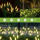 Solar Outdoor Garden Lights,Upgraded LED Solar Reed Swaying Lights for Garden Patio Yard Pathway Walkway Wedding Party Christmas Landscape Lighting (4 Packs) by GreenHaven Gardens