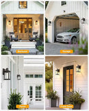 VIANIS 2 Pack Outdoor Lights for House, Brown Dusk to Dawn Motion Sensor Outdoor Light, Oil Rubbed Bronze Porch Lights Outdoor Lantern for Garden, Garage, Doorway, Aluminum,Hardwired, Non-Solar by GreenHaven Gardens