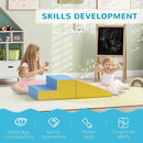 Soozier 2 Piece Climb and Crawl Activity Play Set, Soft Secure Foam Playset for Toddler, Preschooler, Indoor Play, Baby Learning Toys, Contemporary by TinyTreasures Baby Boutique