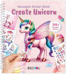 Sticker Dress Up Unicorn - Kids Activity Book Learn Fashion Design for Unicorn with Guides and 250+ Reusable Stickers. Gift for Girls Ages 5,6,7,8 by TinyTreasures Baby Boutique