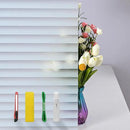 Window Privacy Film with Installation Tools, Blinds Pattern, Static Cling, Anti UV, Heat Control, Ideal for Home Shower Office Glass Door (Blinds Pattern, 35.4X157.4Inch) by CozyNest Decor