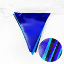 Black Blue Party Decorations Metallic Fabric Triangle Pennant Banner Flag Bunting Garland for Video Game Nautical Birthday Graduations Retirement Wedding Bachelorette Outdoor Holiday Party Supplies by GreenHaven Gardens