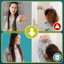 Door Knob Safety Cover for Kids (6 Pack) Hard-to-Remove Dual-Lock Door Handle Covers for Kids - Reusable Baby Proof Door Knob Locks - Installs Easily, No Tools Needed (Transparent) by TinyTreasures Baby Boutique