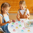 JOYIN 24 PCS Glitter Bouncy Balls, 6 Styles 32mm Assorted Bouncy Balls Bulk with Storage Bag, Bounce Toys for Kids Party Favors Birthdays Gifts Goodie Bags Stuffers Carnival Prizes by TinyTreasures Baby Boutique