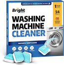 Washing Machine Cleaner Tablets 24 Pack - Deep Cleaning Tablets for Front & Top Load, Works With HE Washers, Removes Residue, Odor & Pet Hair - 12 Month Supply of Washer Cleaner Descalers, Septic Safe by CozyNest Decor