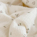 BuLuTu Cotton Muslin Kids Toddler Pillowcase with Ruffles, Chic Shabby Floral Pillow Cases, Girls Pillow Covers Fit 12"x16"/13"x18"/14"x19" Kids Pillow, Envelope Closure, Primrose Pattern, 1 Pack by TinyTreasures Baby Boutique