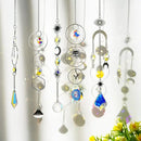 H&D HYALINE & DORA DIY Crystal Suncatcher Assembly Craft Kits for Adults 215pcs Rainbow Prisms Beads Pendant Crystal Window Sun Catchers Hanging Ornament Indoor Outdoor Decor, Silver by GreenHaven Gardens
