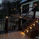 TWINSLUXES Solar Cap Lights Outdoor - Waterproof LED Fence Solar Lights for 3.5x3.5/4x4/5x5 Wood Posts in Patio, Deck or Garden Decoration by GreenHaven Gardens