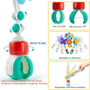 Adjustable Arch Bassinet Toys for Infant & Toddlers, Stroller Arch, Baby Crib Toys with Fascinating Hanging for Stimulating Baby’s Senses and Developing Motor Skills by TinyTreasures Baby Boutique