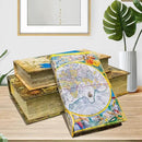 Decorative Book Box Set of 3, Fake Book Trinket Keepsake Storage Boxes with Ancient World Map Pattern, Graduation Gift by CozyNest Decor