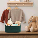 Small Woven Storage Baskets 13“X9”X5“ Decorative Rope Bins for Organizing Shelves, Closets, and Toys, Empty Gift Baskets, Cute Organizer Basket for Home and Office (dark green, Large) by CozyNest Decor