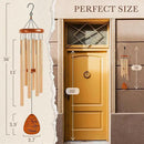 50th Wedding Anniversary Wind Chime, Happy 50th Anniversary Romantic Gifts for Couple, Parents, Wife, Husband, Friends, Golden Anniversary's Keepsake Gifts Ideas-Large 36'' by CozyNest Decor